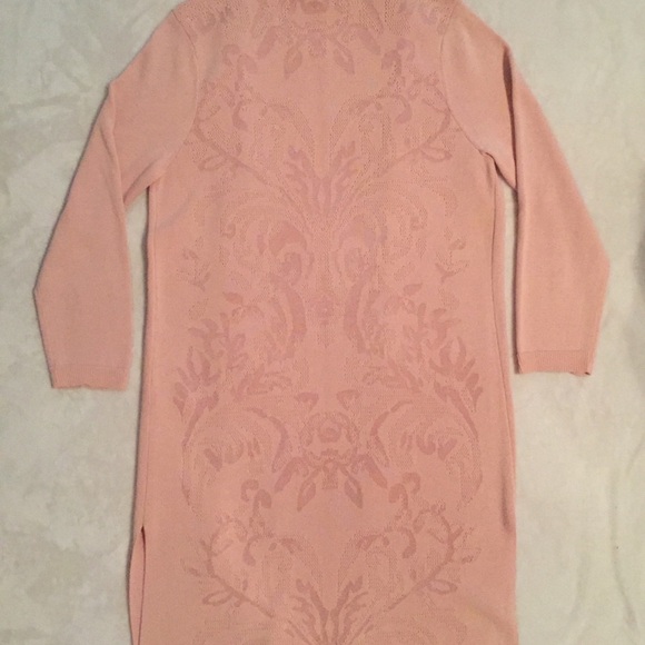 Chico’s Long Peach Open Front Cardigan Duster Sweater Size 2 (Chicos) - Picture 10 of 11